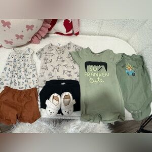 7 piece bundle size 6-12 months